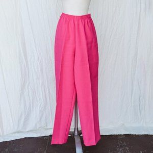 Vintage 70s Hot Pink High Rise Pants